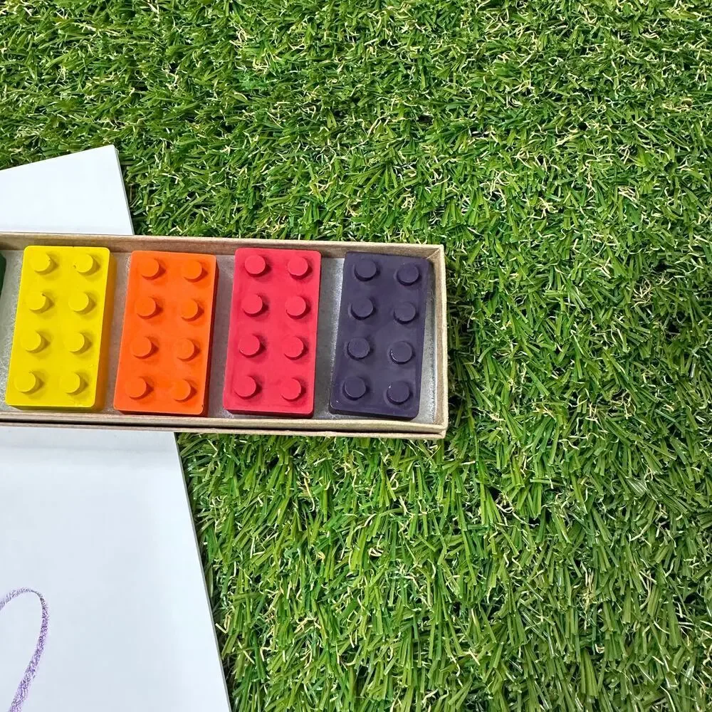 2/$30 Building Bricks Blocks Crayons (6), Kids Girls Boys Gender Neutral Gift
